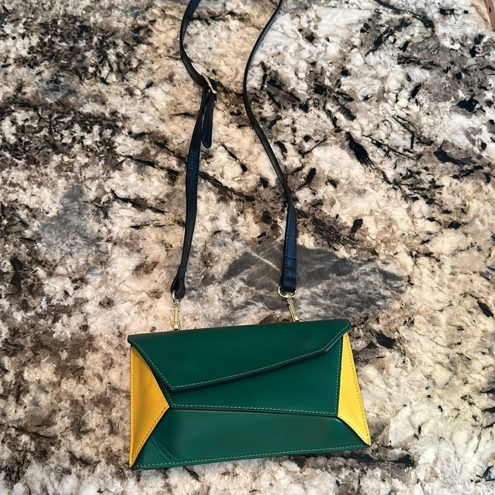 Valentina Fiore 100% Genuine Leather Crossbody